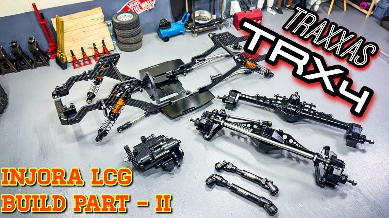 TRAXXAS TRX4 - INJORA LCG Chassis kit Build Part-2