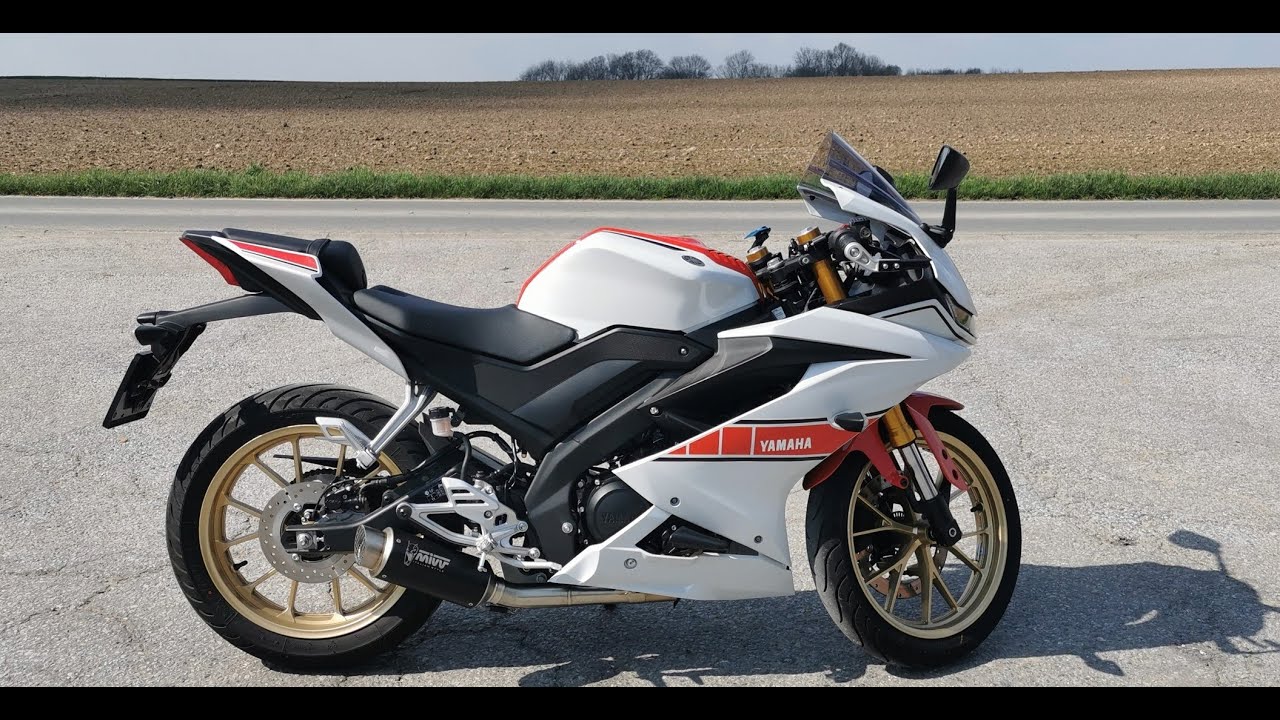 Yamaha R125 - Mivv GP Pro Black - DB Killer Off 🎧 Enjoy!