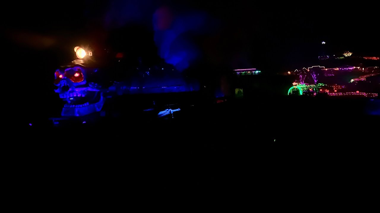 Ghost train pulling out over the ￼ trussell