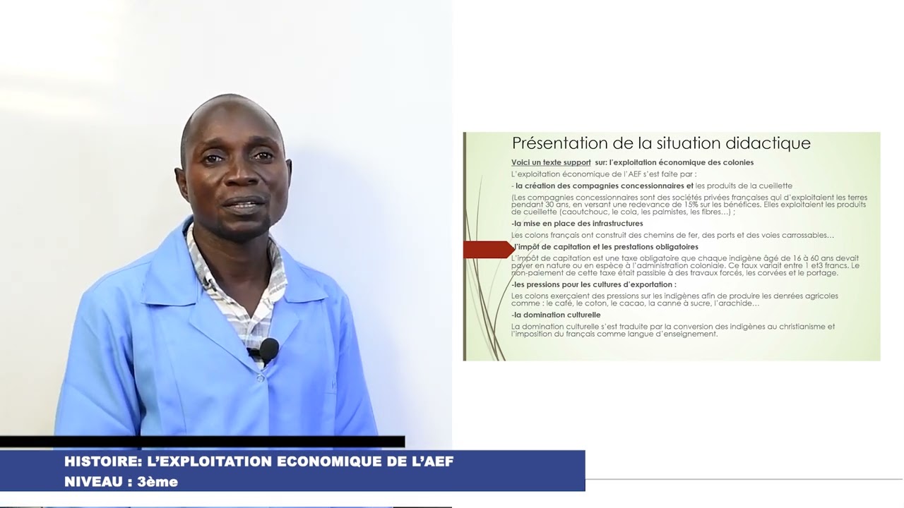 HISTOIRE: L'exploitation économique de l'Afrique équatoriale française (AEF)