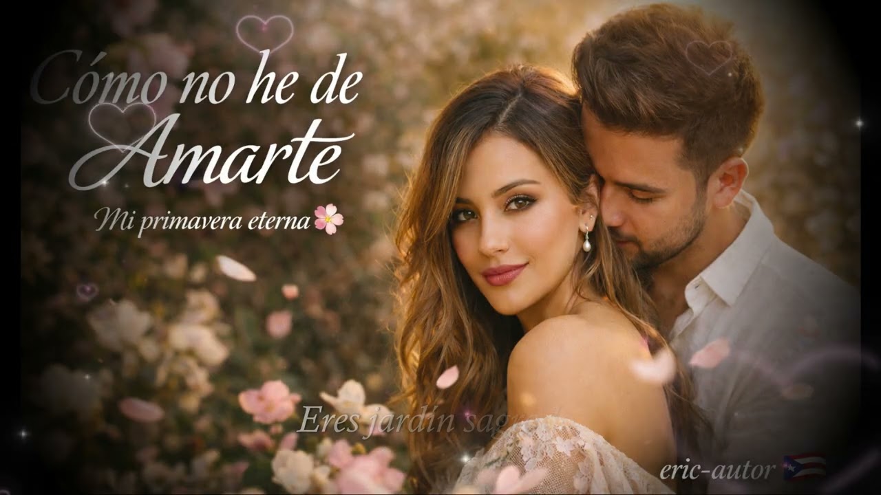 CÓMO NO HE DE AMARTE 🌸 | Bachata Romántica que Elige el Amor | eric-autor 🇵🇷