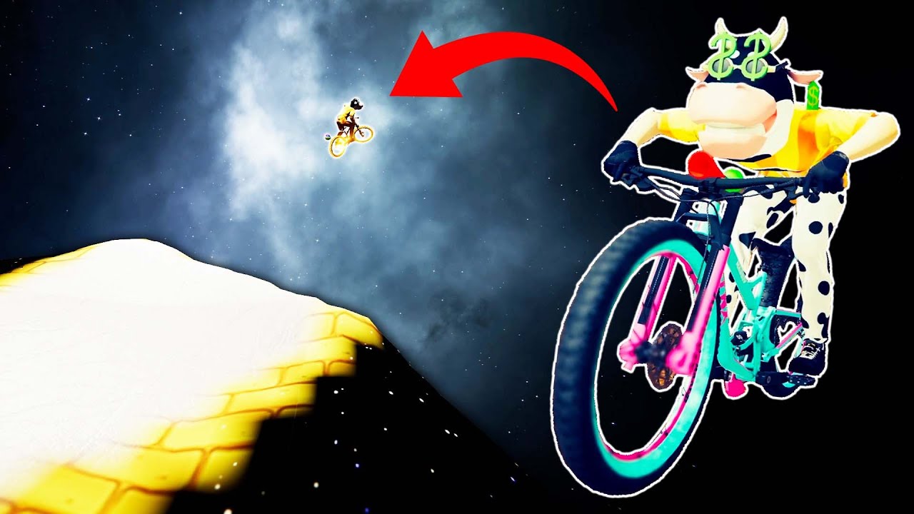 MOUNTAIN BIKING ON A SPACE ROCK! (Descenders)