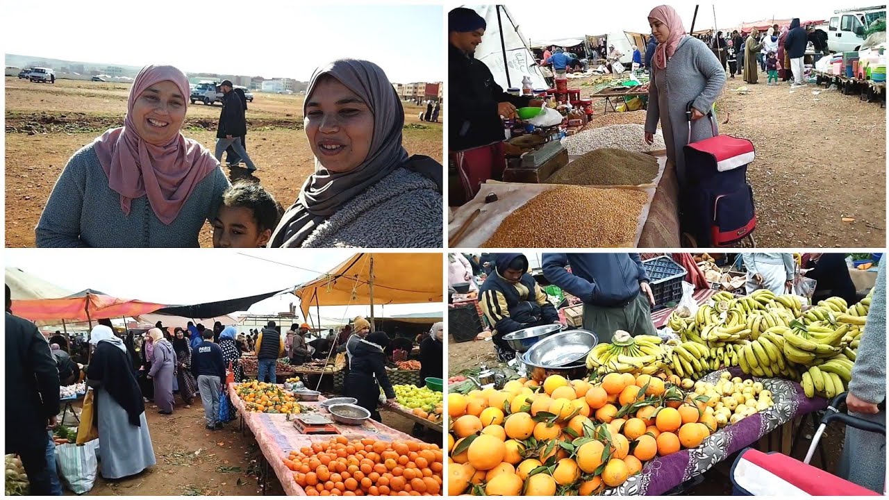 جوله في سوق الاسبوعي مدينة الحاجب