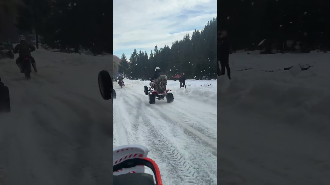 Winter Quad Drifting ❗️😜
