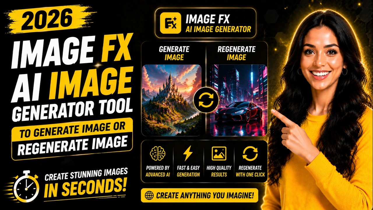 Инструмент Image FX AI для создания или перегенерации изображений (2026 год)