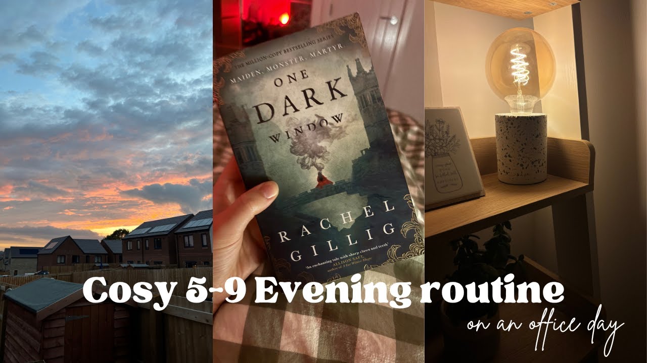 My 5-9 evening routine in autumn | re-setting after a stressful day 📚☕️ 