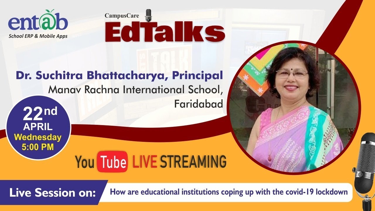 How are educational inst. coping up with Covid19 lockdown | Dr. Suchitra Bhattacharya