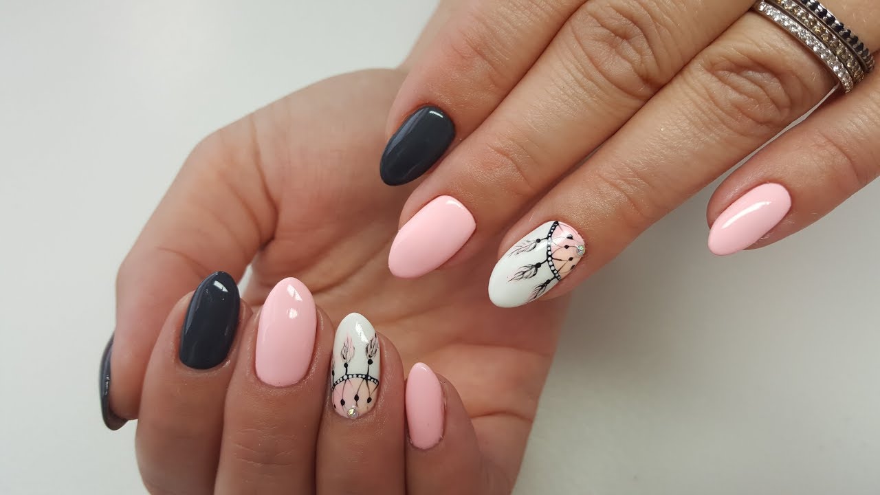Dreamcatcher nails - Łapacz snów na paznokciach ❤❤❤