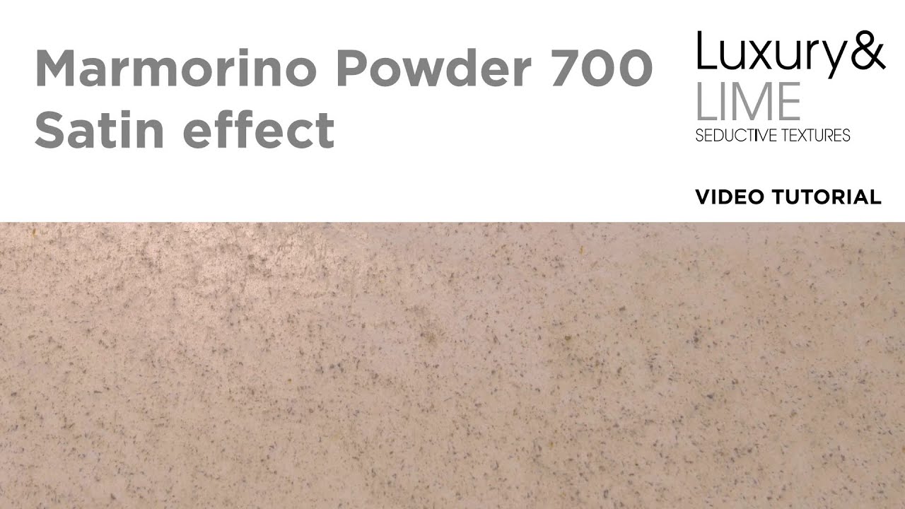 Marmorino Powder 700 Satin Effect by Luxury&Lime | Application Video 2025