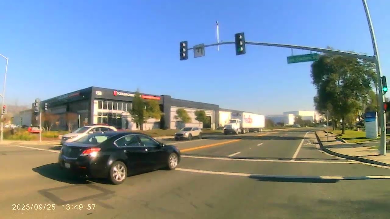 Weekday sun and so cold weather in California, USA