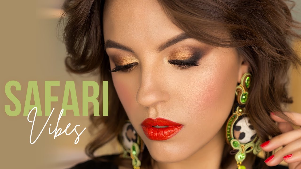 TRUCCO SEXY BRONZO E LABBRA CORALLO 🐅 Smokey Eyes Makeup Tutorial #ChiaroscuroMakeup