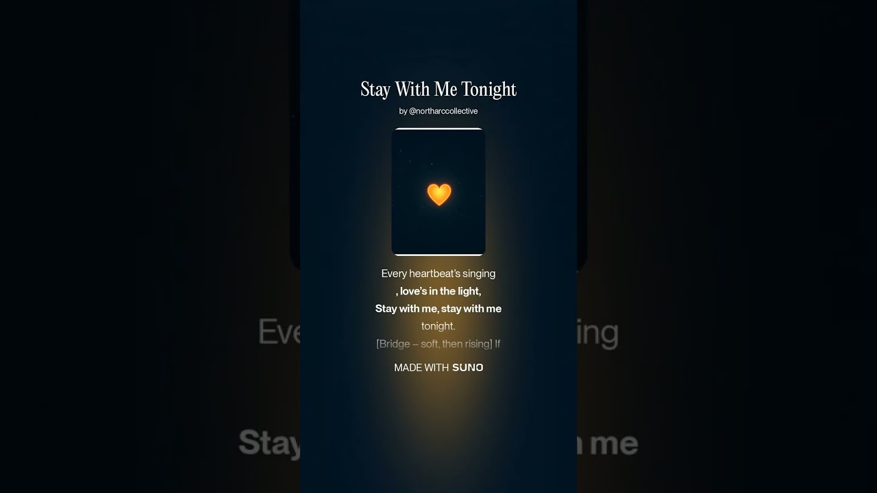 Stay With Me Tonight – New Pop Song (Official Audio) North Arc Collective
