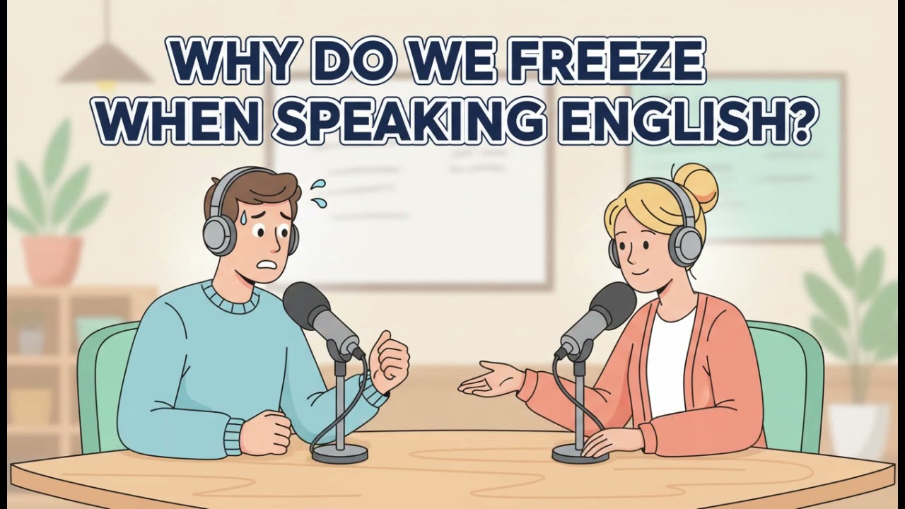 why do we freeze when speaking english