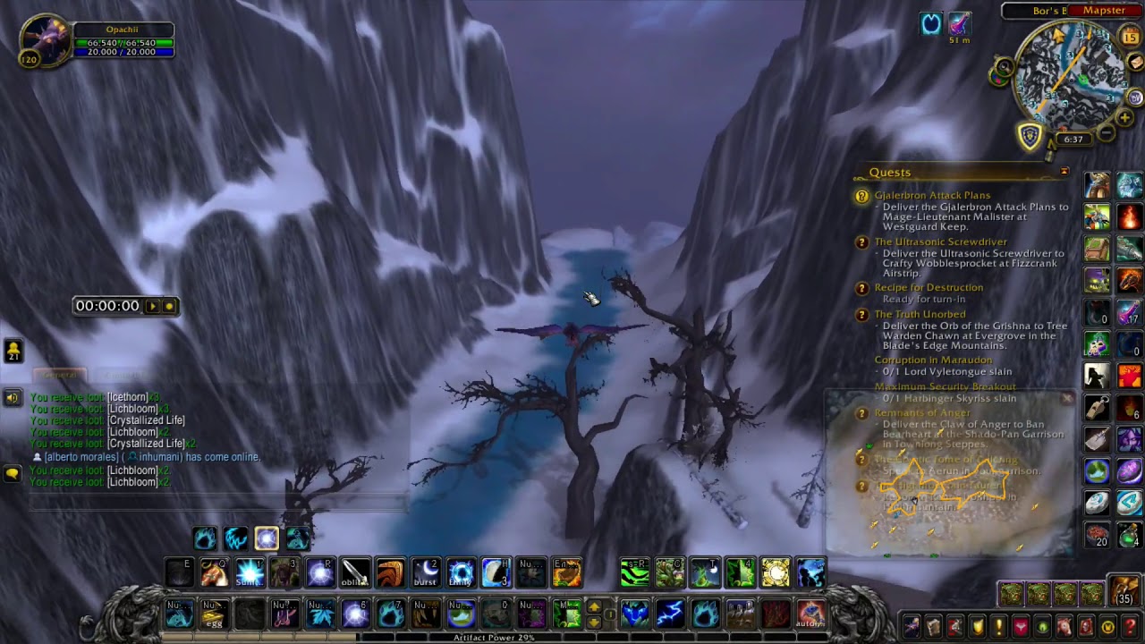 World Of Warcraft Icethorn And Lichbloom Golden Route Easy Gold 600 700 Herbs Per Hour Storm Peaks