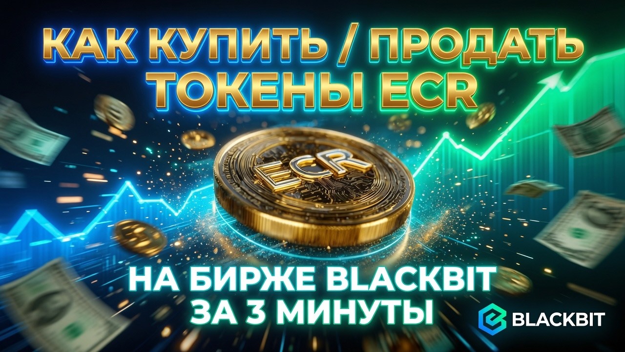 BLACKBIT. Как купить ТОКЕНЫ и продать их на бирже БЛЕКБИТ за 3 минуты