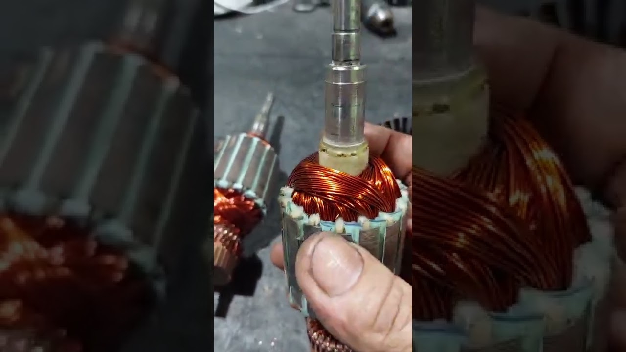 diferença entre o bobinado em H do bobinado em espiral.