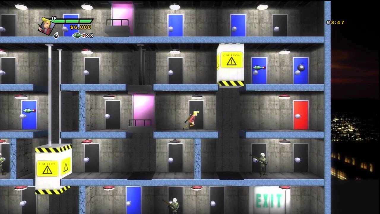 Elevator Action Deluxe Stage 3-1 through 3-5 All Gold Medals