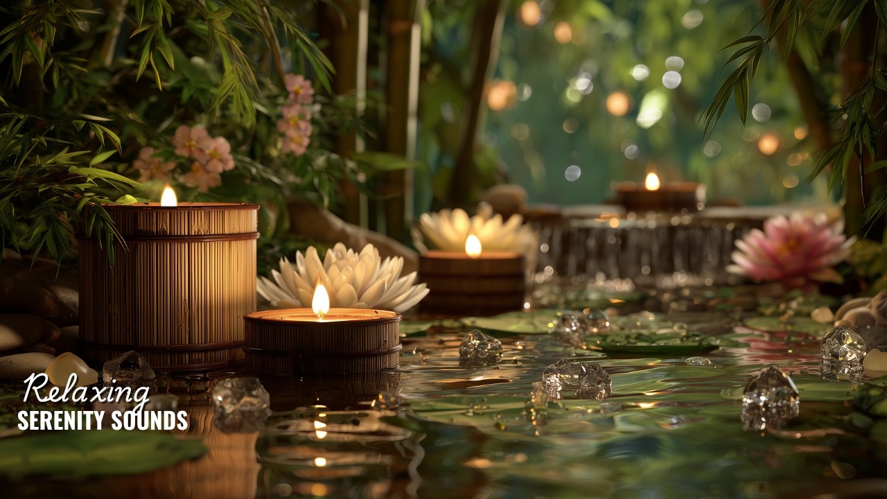 Soft Serenity Spa 🌿 Peaceful Music & Water Sounds for Mindful Rest