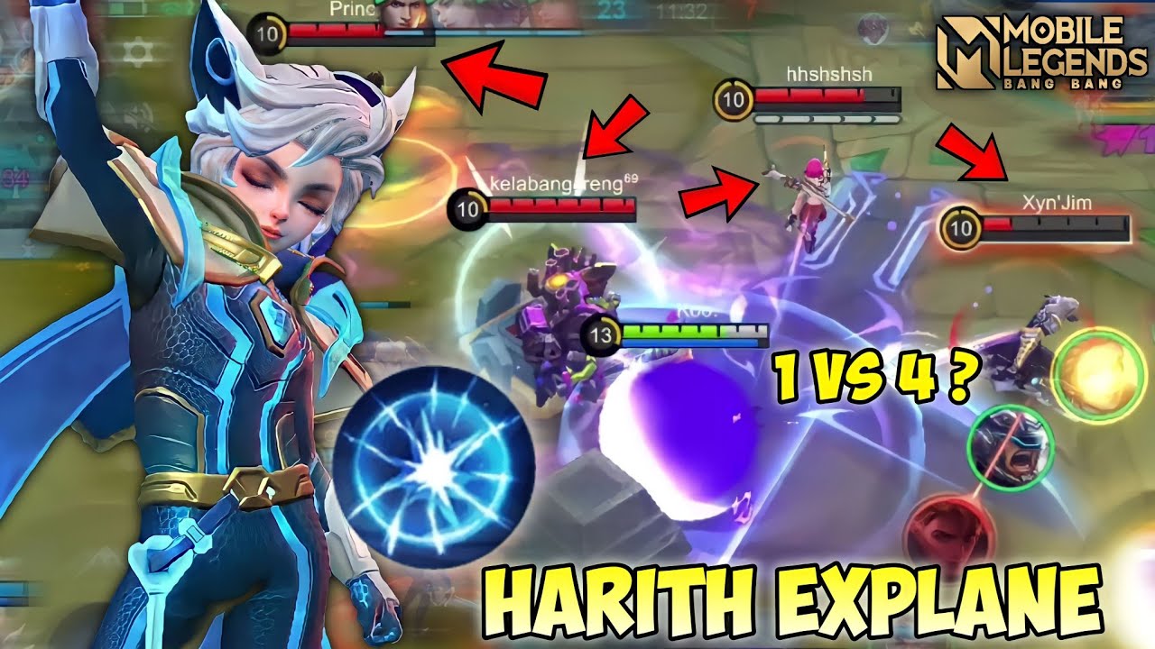 HARITH BACK TO META 🔥!! HARITH EXPLANE SOLO INISIATED 1 VS EVERYBODY|HARITH MLBB