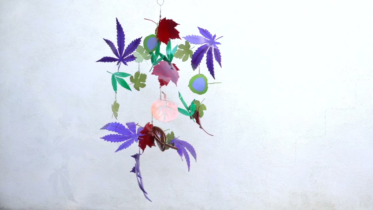 Falling Leaves, a mobile by Sculptor Kevin Caron