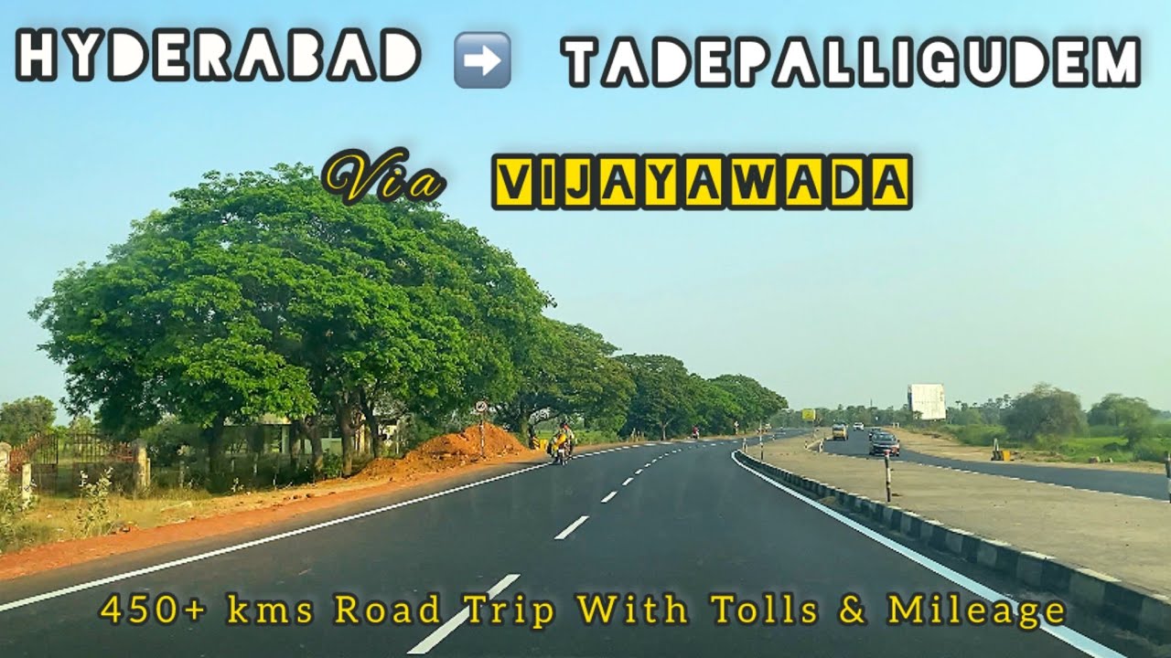 Hyderabad To Tadepallegudem Via Vijayawada Road Trip | Telugu TravelVlogs