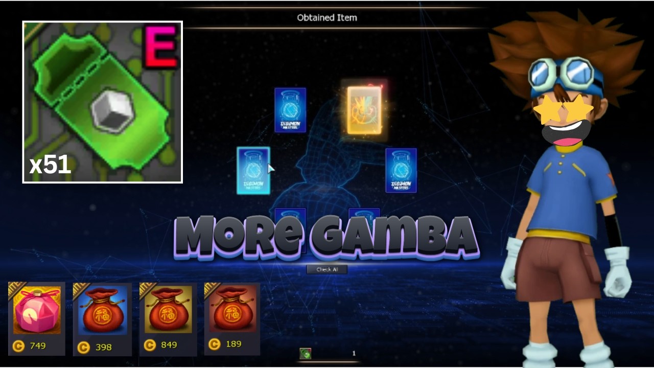 New Year Wish Draw Tickets - Digimon Masters Online