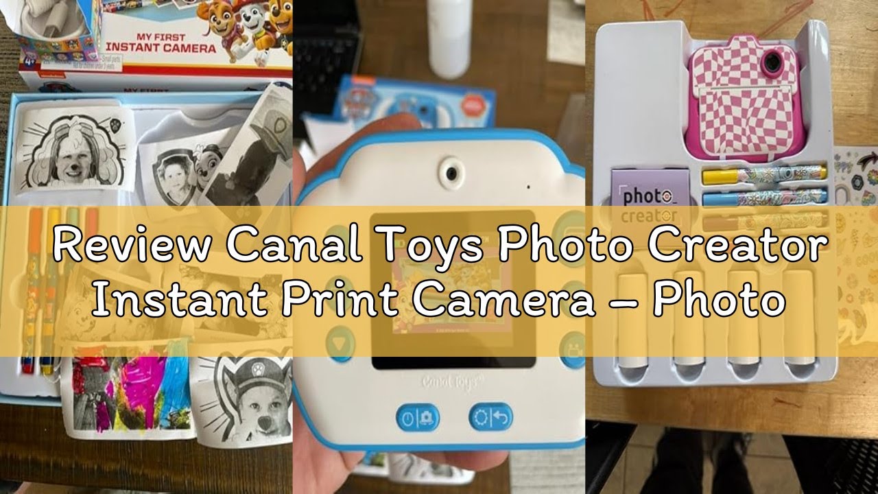 Review Canal Toys Photo Creator Instant Print Camera – Photo, Selfie and Video – Thermal Paper for 2
