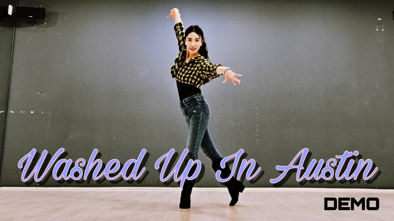 Washed Up In Austin Linedance by Sue (Demo)/토, 힐, 크로스와 플릭이 재미있는 중급댄스 ~