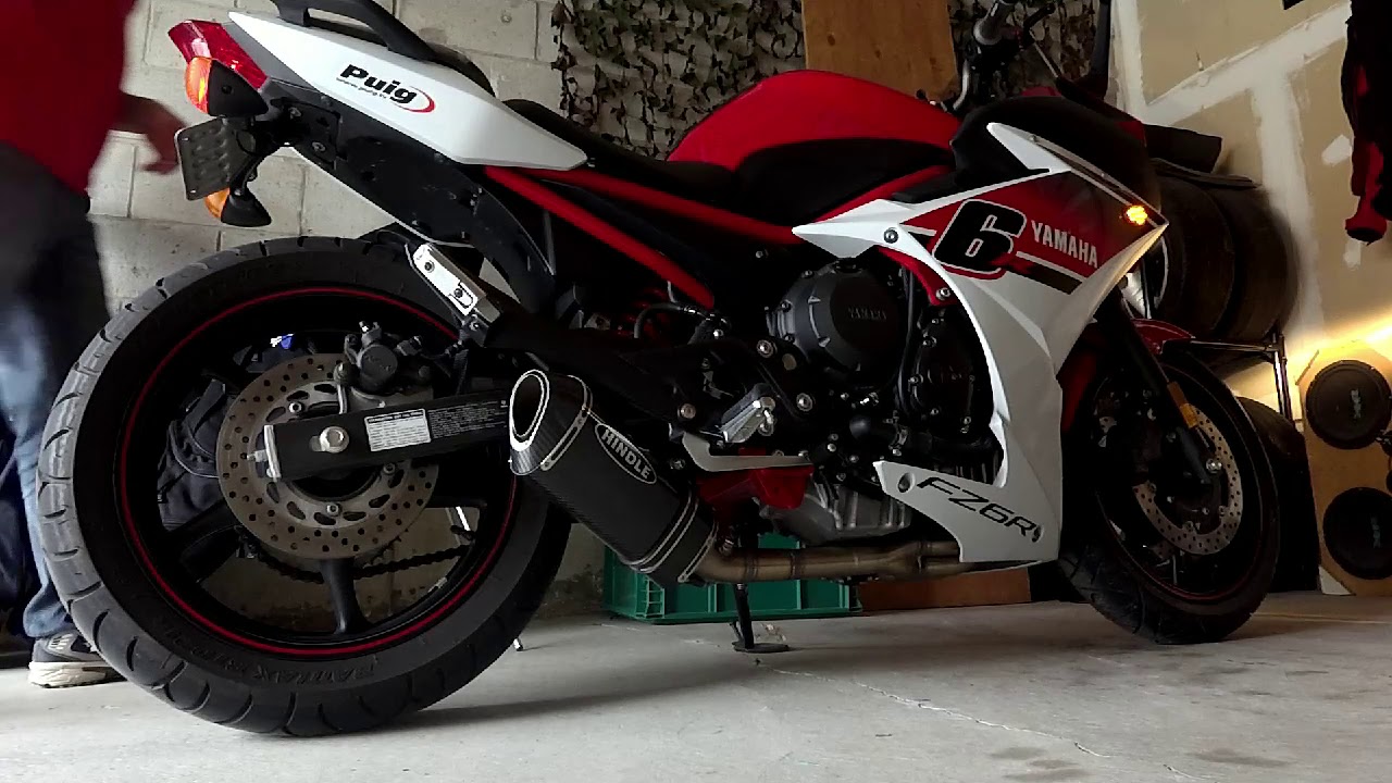 World Exclusive. Hindle Full Exhaust on an FZ6R. Part 2 !