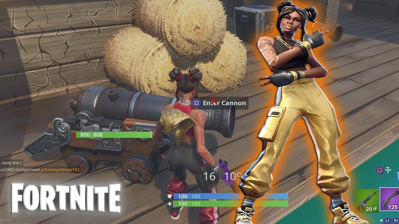 *NEW* Tier 100 'LUXE' Using 'CANNON' (GamePlay) Fortnite Season 8 Max Tier