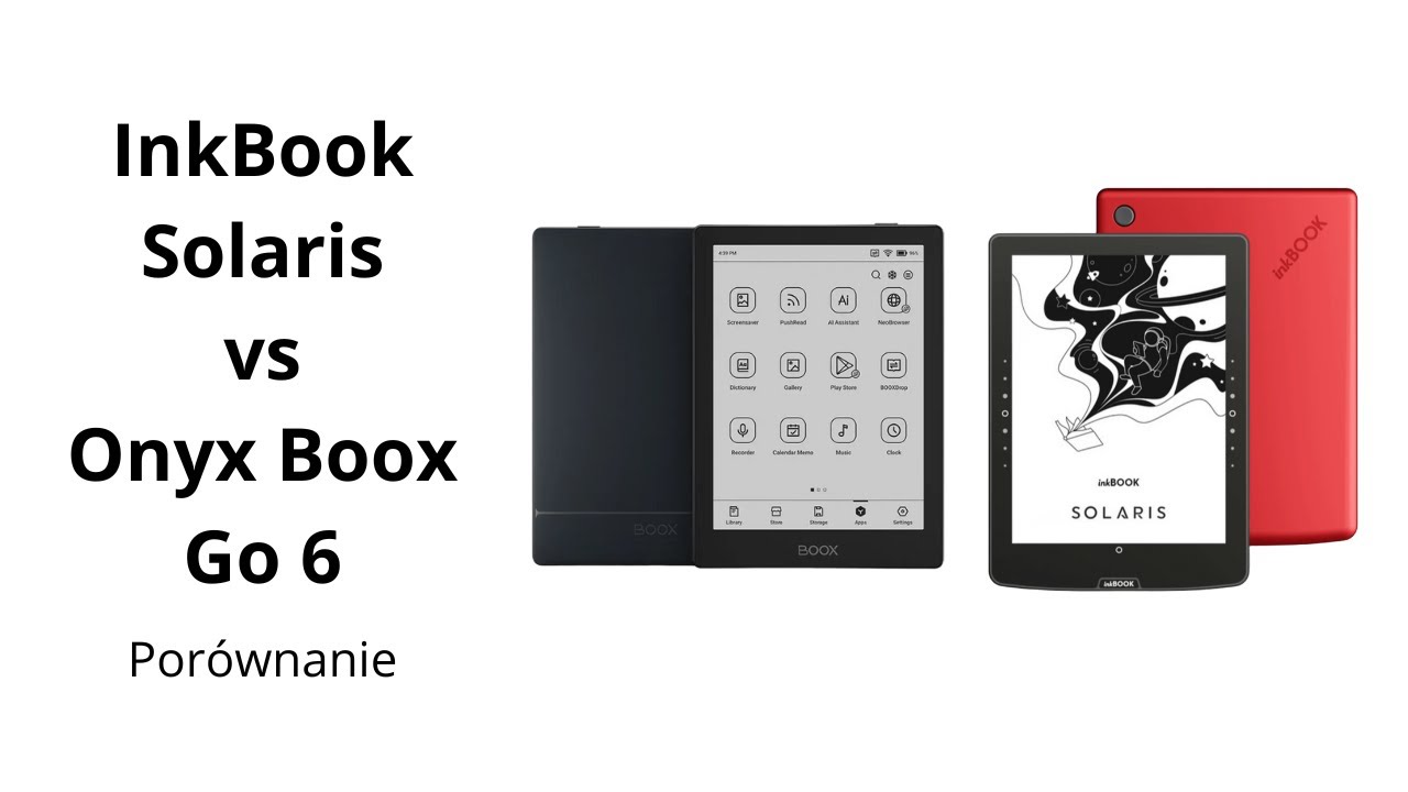 inkBook Solaris vs Go 6 — prostota czy elastyczność?