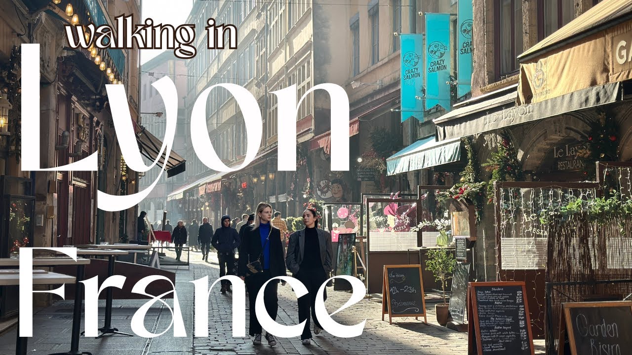 Walking in Lyon, France 🇫🇷 | November 2024 | Real City Sounds