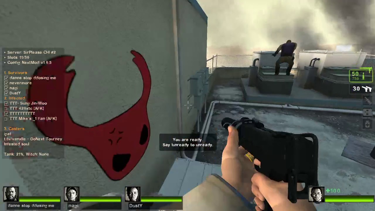 [L4D2] Go Next 2019 Tournament - TTT vs the forfeit boys POV (nevermore)