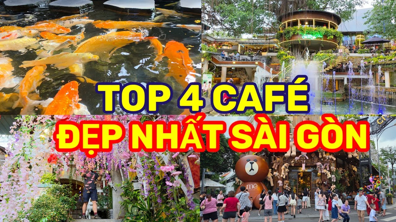 BỐN QU&Aacute;N CAFE ĐẸP NHẤT S&Agrave;I G&Ograve;N || Nick Nguyen