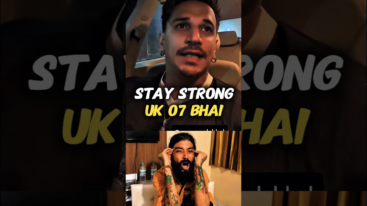 prince Narula supports Uk 07 Rider 🥺 #elvishyadav #uk07rider