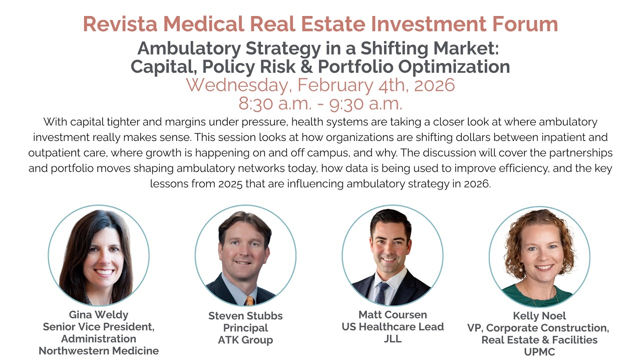 Revista MREIF 2026 Recorded Session #5 | Ambulatory Strategy in a Shifting Market