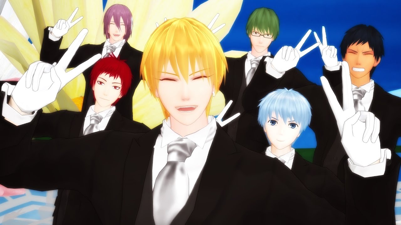 【MMD黒バス】キセキの世代で愛言葉Ⅱ