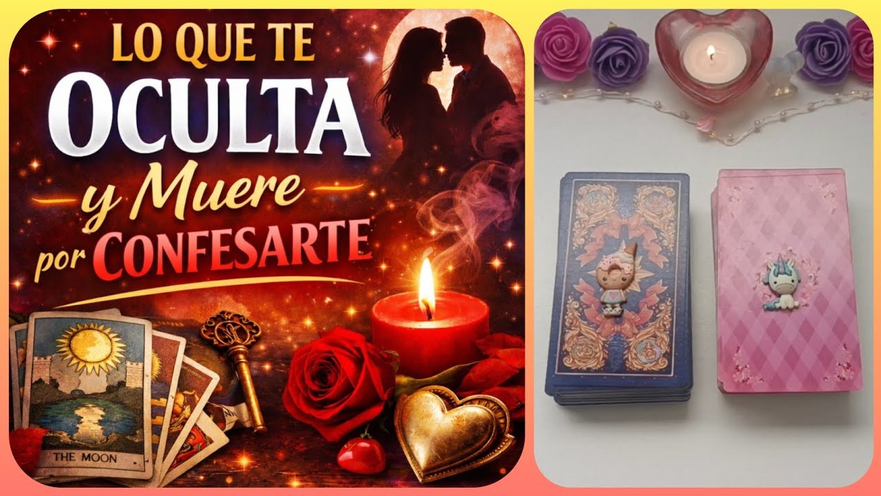🔮🤐Lo que te Oculta y Muere por Confesarte 😱 | Tarot Interactivo de Amor