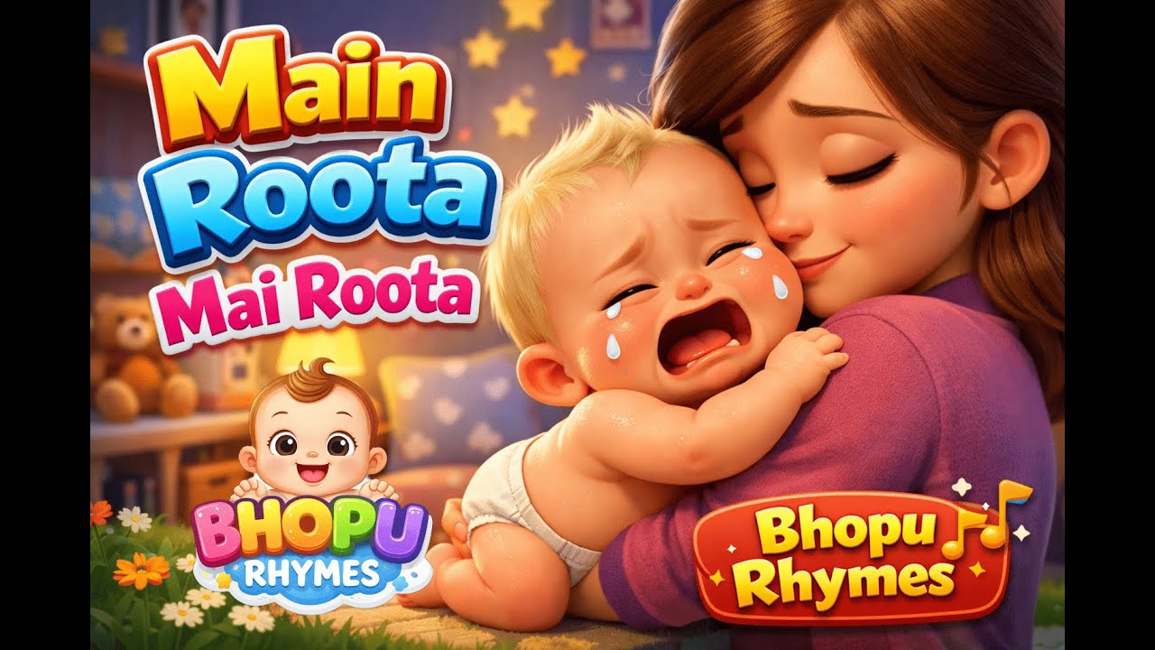 Main Roota Main Roota - Baby Rhyme😭🤪👶💃💃 | #kidssongs #nurseryrhymes  #cutebaby  #mainroota #dance