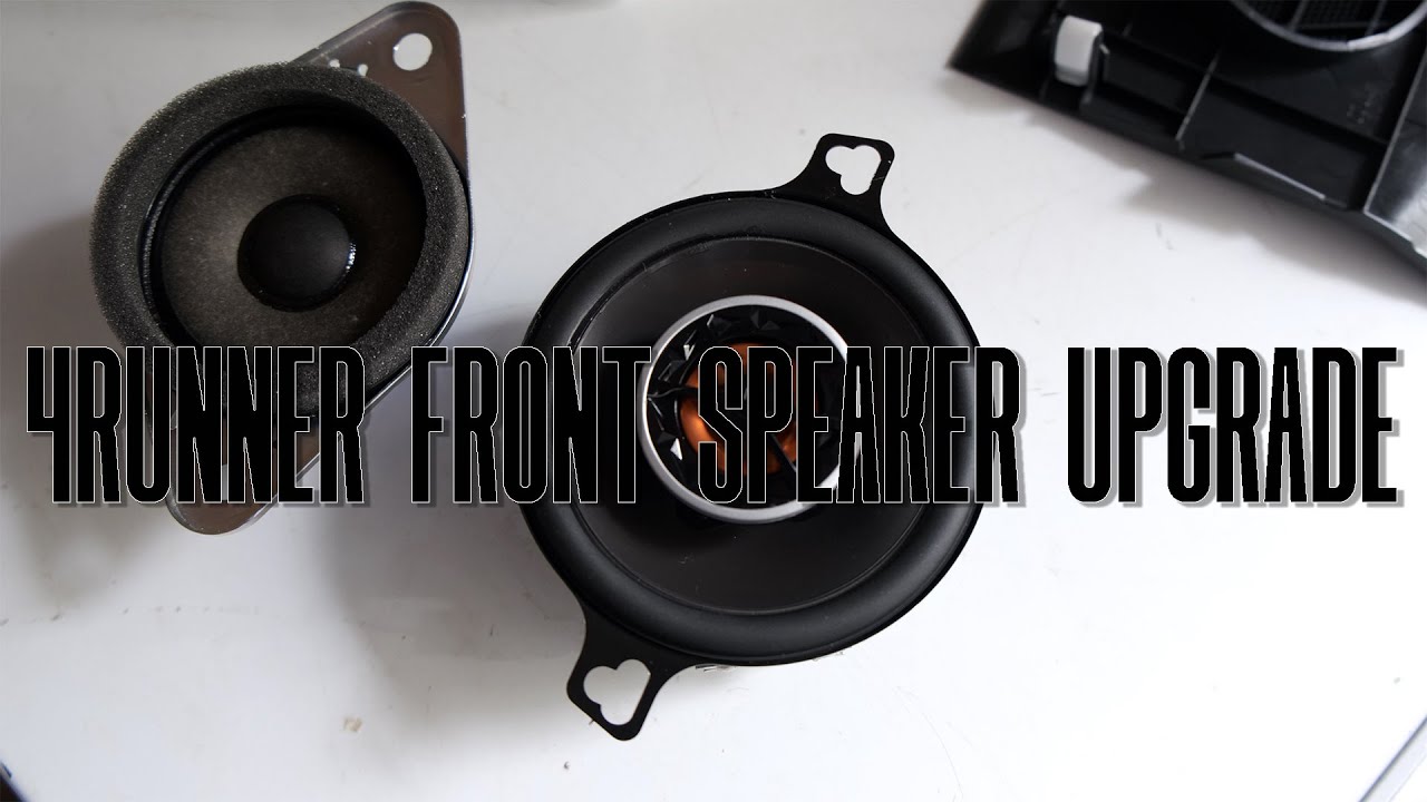 5th Gen Toyota 4Runner Front Dash 3.5” Speaker Upgrade