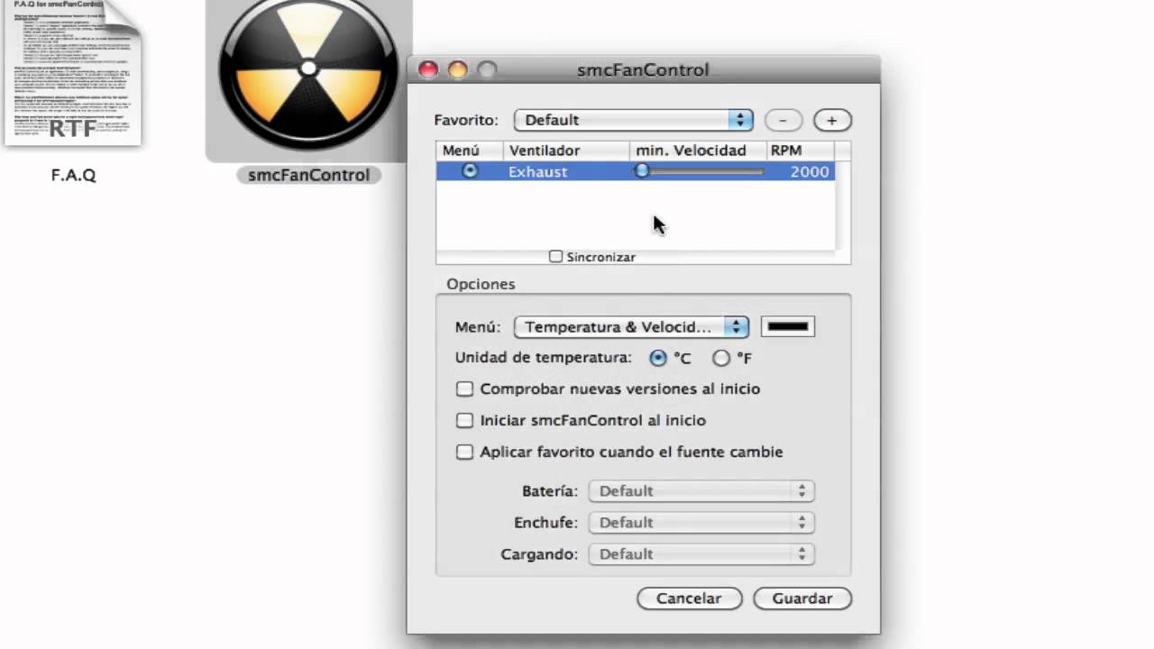 Evitar que mi MACbook Pro se caliente (smcFanControl)