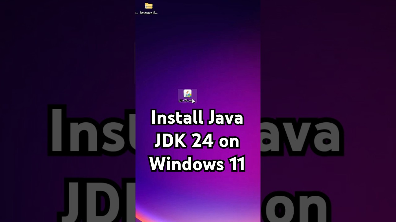 How to Install Java JDK 24 on Windows 11