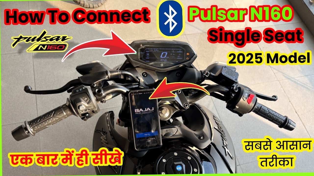 How to Connect Pulsar n160 Digital Meter to Phone | Bluetooth connect