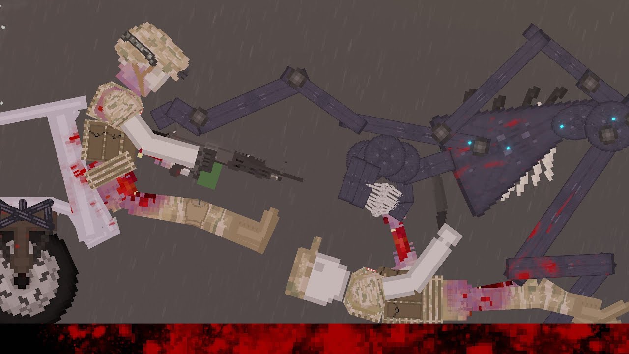Monsters Vs Soldiers in People Playground