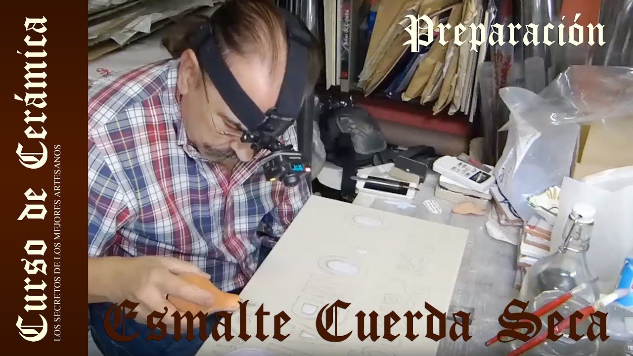 Cursos de Cerámica - Preparar Esmalte para Cuerda Seca