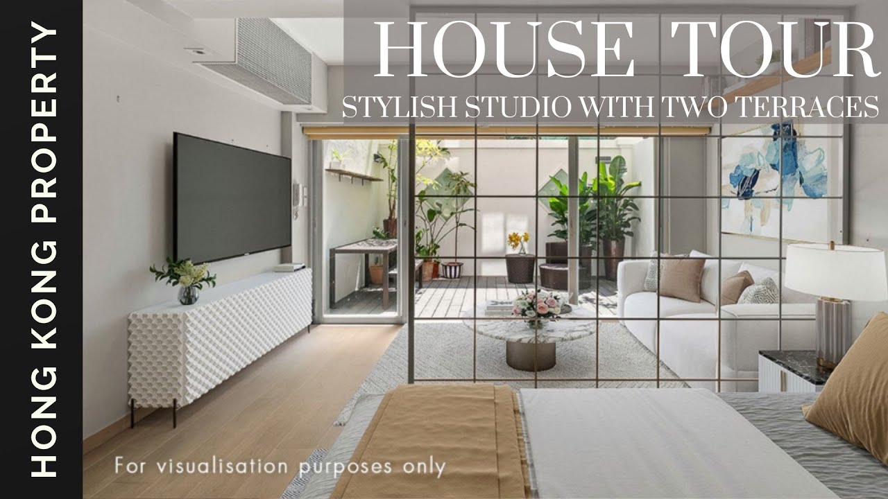 🇭🇰 HOUSE TOUR | A Stylish Studio with Two Terraces
