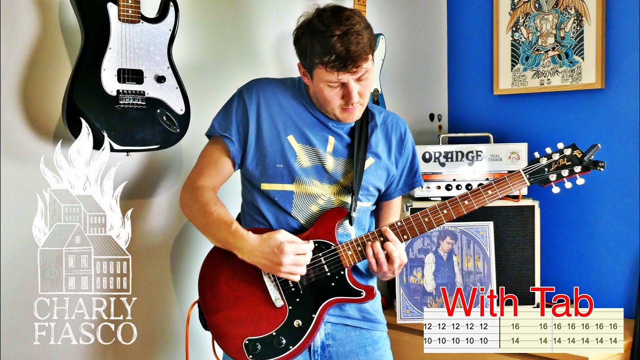 Charly Fiasco - En rose - Cover Guitar (With tab on screen)