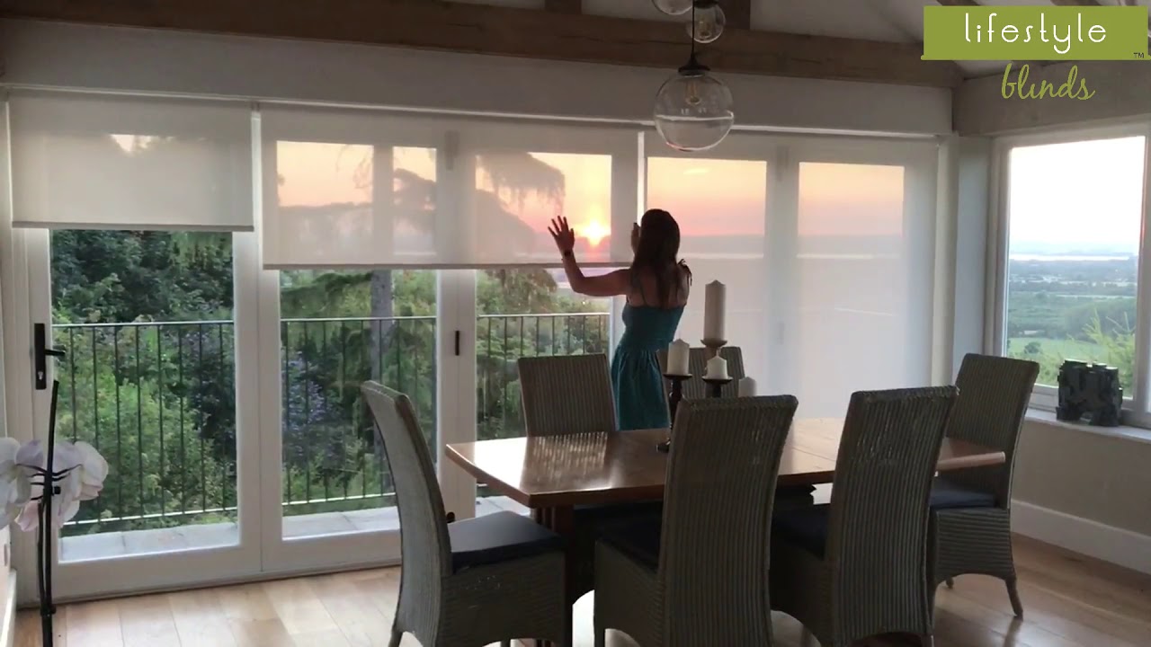 Cordless Spring Loaded Roller Blinds