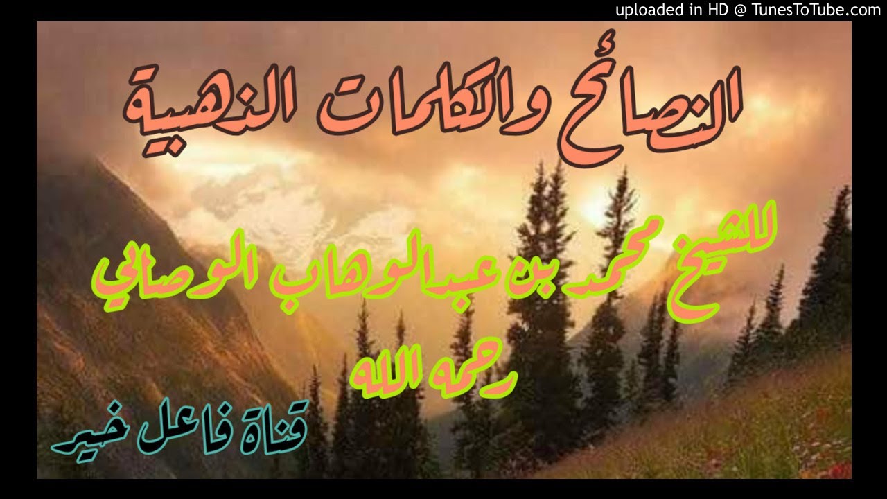 النصائح والكلمات الذهبية _ محاضرة _ للشيخ محمد بن عبدالوهاب الوصابي رحمه الله ١٢ جمادى الآخرة ١٤٢٣هـ