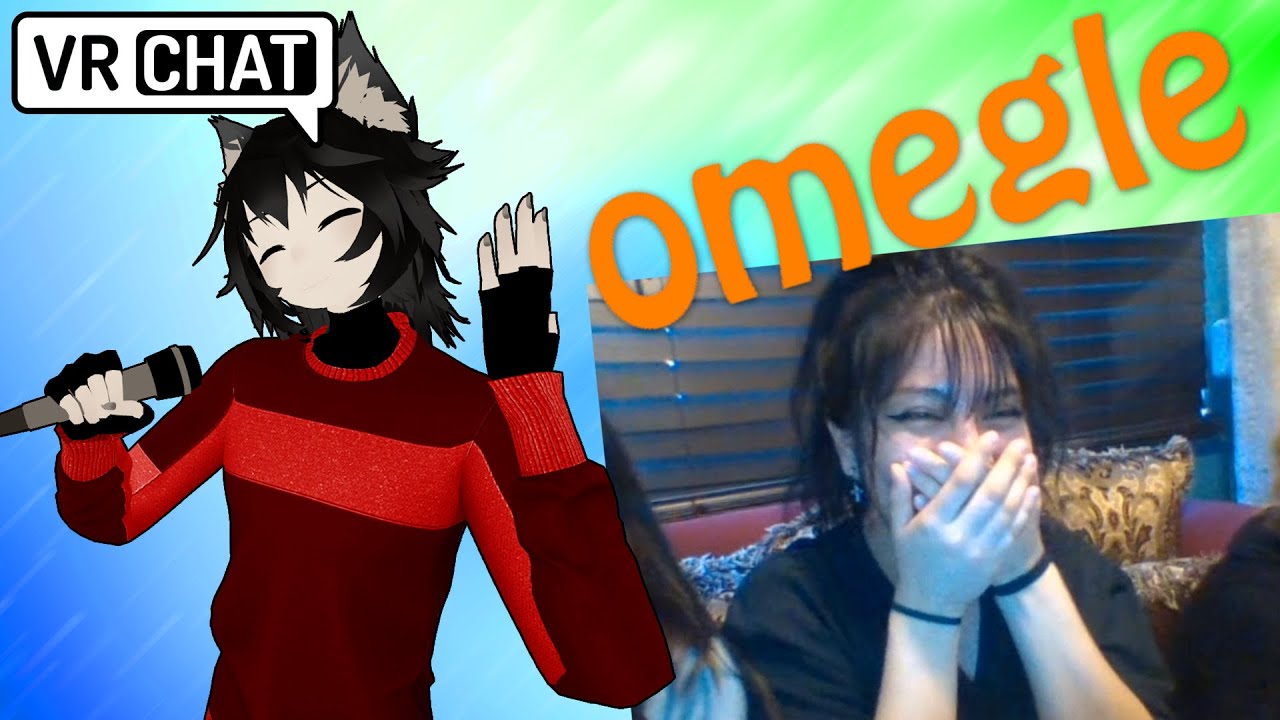 OMEGLE GIRL FLIRTS WITH VRCHAT ANIME BOI